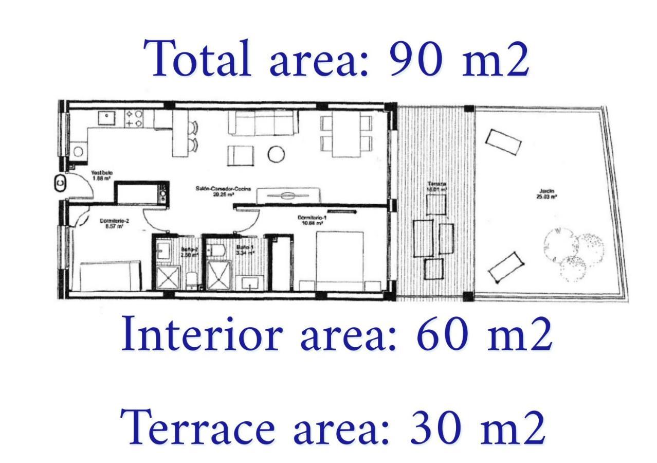 Boutique Apartment Near The Beach, 1 Gbps Wi-Fi Malaga Luaran gambar